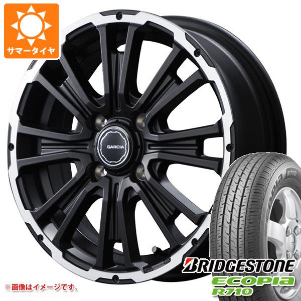 【タイヤ交換対象】スズキ キャリイ DA16T用 サマータイヤ ブリヂストン エコピア R710 145/80R12 86/84N (145R12 8PR相当) SS リボルバーKC 4.0-12 タイヤホイール4本セット|タイヤマックス