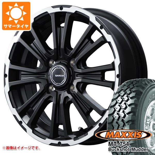 【タイヤ交換対象】2026年製 サマータイヤ 195R14 106/104R 8PR マキシス MT-754 バックショットマッダー アウトラインホワイトレター SS リボルバーKC 4.5-14 タイヤホイール4本セット