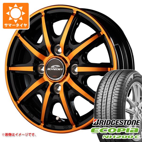 【タイヤ交換対象】2026年製 サマータイヤ 155/65R14 75H ブリヂストン エコピア NH200C MID ホイールズ RX10-K 4.5-14 タイヤホイール4本セット|タイヤマックス