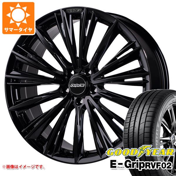 【タイヤ交換対象】サマータイヤ 245/35R20 95W XL グッドイヤー エフィシエントグリップ RVF02 レイズ ベルサス クラフトコレクション ヴォウジェ 2223 リミテッド 8.5-20 タイヤホイール4本セット