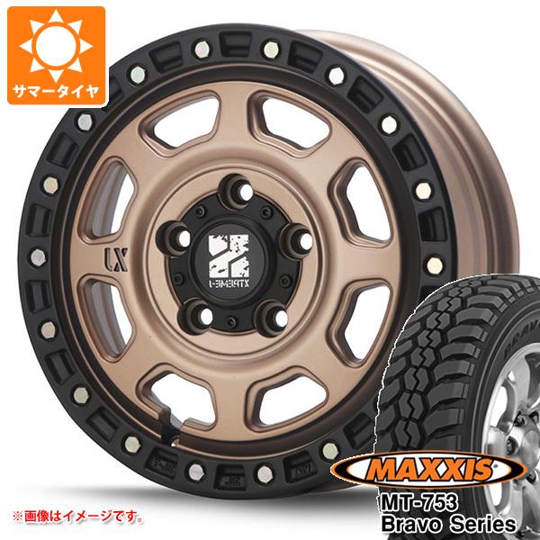 【タイヤ交換対象】タウンエース バン 400系用 サマータイヤ マキシス MT-753 ブラボーシリーズ 185R14C 102/100Q 8PR ブラックサイドウォール MLJ エクストリームJ XJ07 5.0-14 タイヤホイール4本セット 85,195円