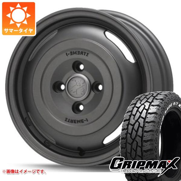 【タイヤ交換対象】エブリイワゴン DA17W用 サマータイヤ グリップマックス マッドレイジ R/T MAX 145R14C 85/83Q ホワイトレター MLJ エクストリームJ ジャーニー 4.5-14 タイヤホイール4本セット