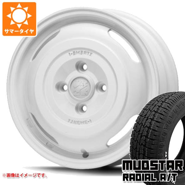 【タイヤ交換対象】ミツビシ デリカミニ B30系用 サマータイヤ マッドスター ラジアル A/T 165/65R14 79S ホワイトレター MLJ エクストリームJ ジャーニー 4.5-14 タイヤホイール4本セット