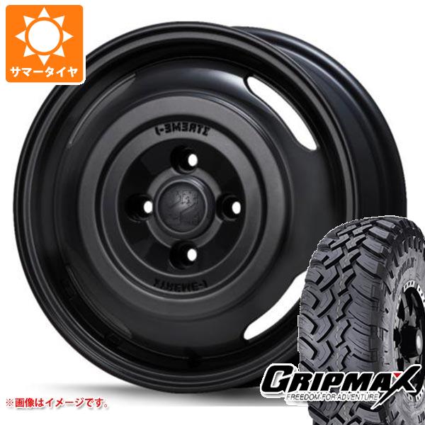 【タイヤ交換対象】サマータイヤ 185R14 102/100Q グリップマックス マッドレイジ M/T ホワイトレター MLJ エクストリームJ ジャーニー あげ軽 4.5-14 タイヤホイール4本セット｜タイヤマックス
