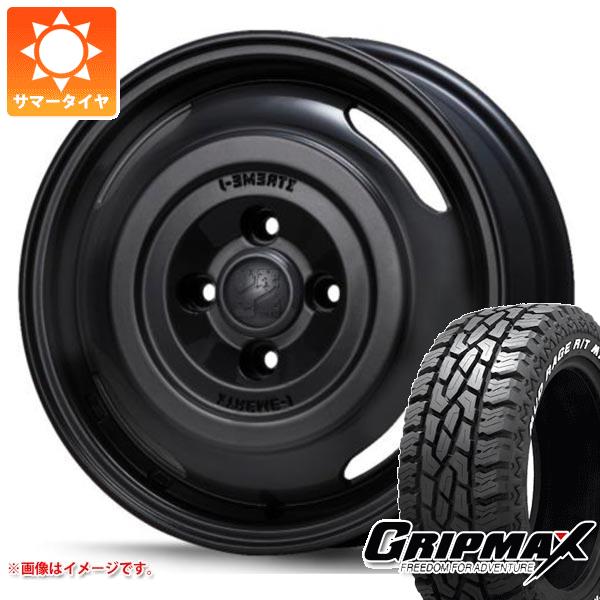【タイヤ交換対象】サマータイヤ 145R14 85/83Q グリップマックス マッドレイジ R/T MAX ホワイトレター MLJ エクストリームJ ジャーニー あげ軽 4.5-14 タイヤホイール4本セット