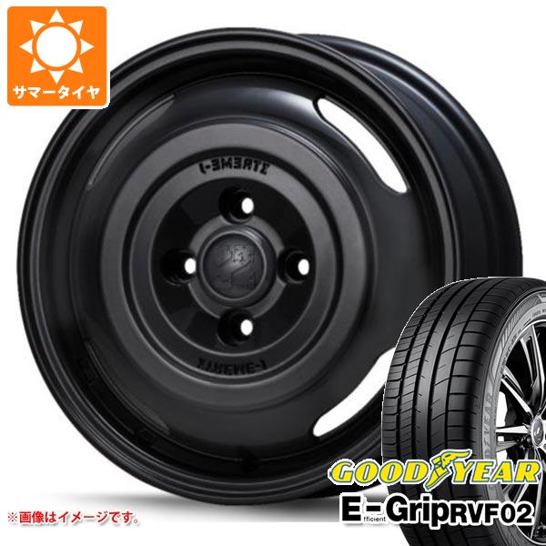 【タイヤ交換対象】サマータイヤ 165/65R14 79H グッドイヤー エフィシエントグリップ RVF02 MLJ エクストリームJ ジャーニー あげ軽 4.5-14 タイヤホイール4本セット