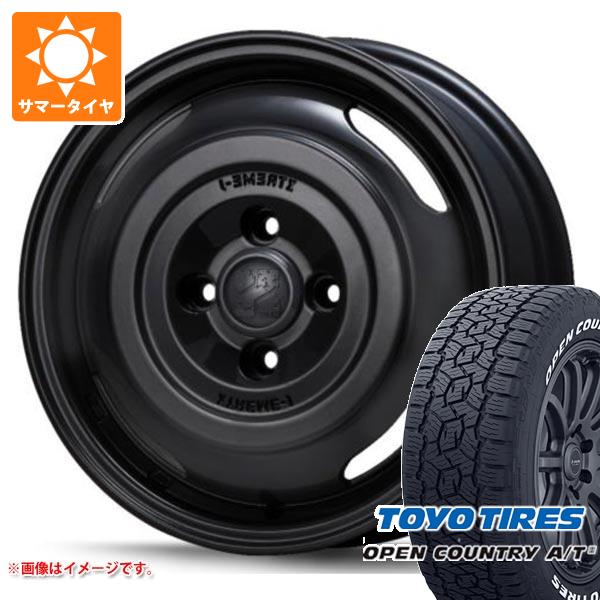 【タイヤ交換対象】エブリイバン DA17V用 2026年製 サマータイヤ トーヨー オープンカントリー A/T3 165/80R14 97/95N LT ホワイトレター MLJ エクストリームJ ジャーニー 4.5-14 タイヤホイール4本セット｜タイヤマックス