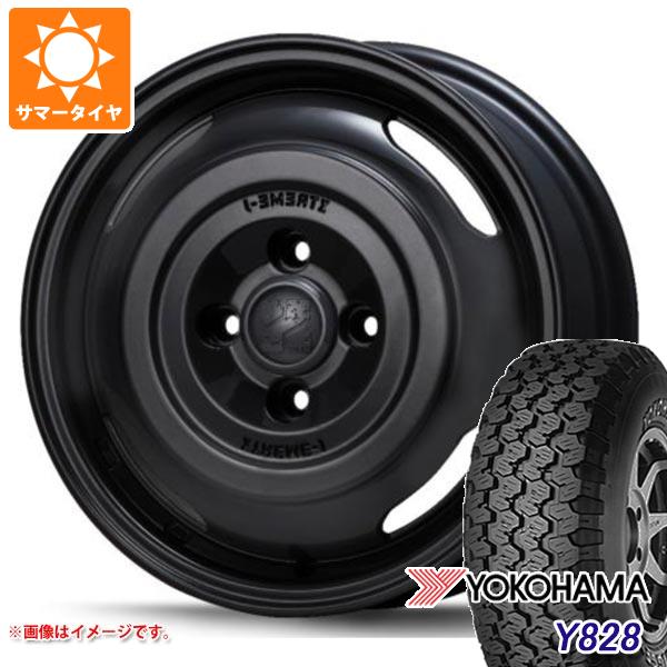【タイヤ交換対象】サマータイヤ 175R14 6PR ヨコハマ Y828A (175/80R14 94/93N相当) MLJ エクストリームJ ジャーニー あげ軽 4.5-14 タイヤホイール4本セット｜タイヤマックス
