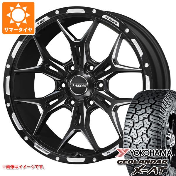 【タイヤ交換対象】ランドクルーザー250用 サマータイヤ ヨコハマ ジオランダー X-AT G016 LT275/60R20 123/120Q ブラックレター TWS 306S ジオクロス モノブロック 8.5-20 タイヤホイール4本セット
