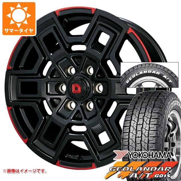 【タイヤ交換対象】ハイエース 200系用 2026年製 サマータイヤ ヨコハマ ジオランダー A/T G015 215/65R16C 109/107S ホワイトレター クライメイト デヴグル 6.5-16 タイヤホイール4本セット｜タイヤマックス