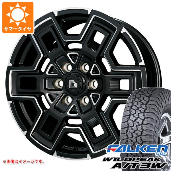 【タイヤ交換対象】ランドクルーザー300用 サマータイヤ ファルケン ワイルドピーク A/T3W 275/55R20 117T XL クライメイト デヴグル 9.0-20 タイヤホイール4本セット