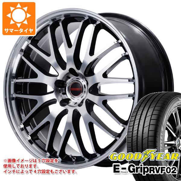 【タイヤ交換対象】サマータイヤ 225/45R18 95W XL グッドイヤー エフィシエントグリップ RVF02 ヴァーテックワン エグゼ10 Vセレクション 8.0-18 タイヤホイール4本セット|タイヤマックス