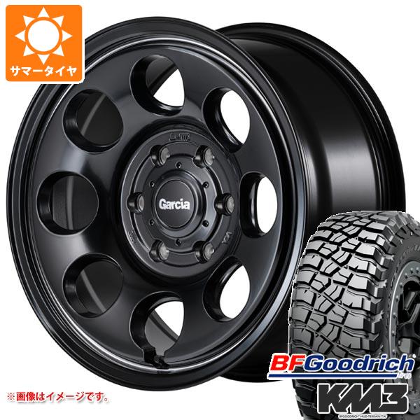 【タイヤ交換対象】ハイラックス 120系用 サマータイヤ BFグッドリッチ マッドテレーンT/A KM3 LT265/65R17 120/117Q ガルシア パーム8 8.0-17 タイヤホイール4本セット|タイヤマックス