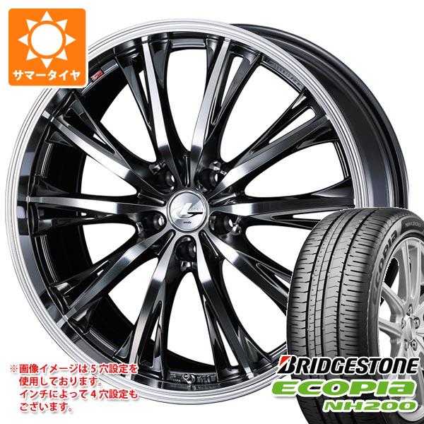 【タイヤ交換対象】サマータイヤ 205/65R16 95H ブリヂストン エコピア NH200 レオニス RT 6.5-16 タイヤホイール4本セット|タイヤマックス