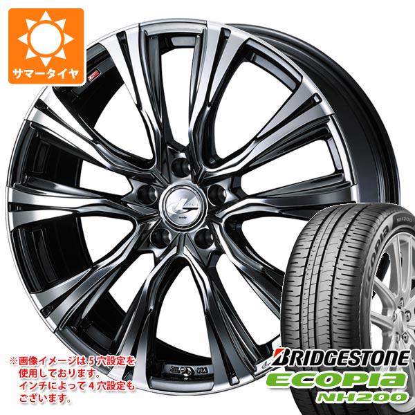 【タイヤ交換対象】サマータイヤ 215/55R17 94V ブリヂストン エコピア NH200 レオニス VR 7.0-17 タイヤホイール4本セット|タイヤマックス