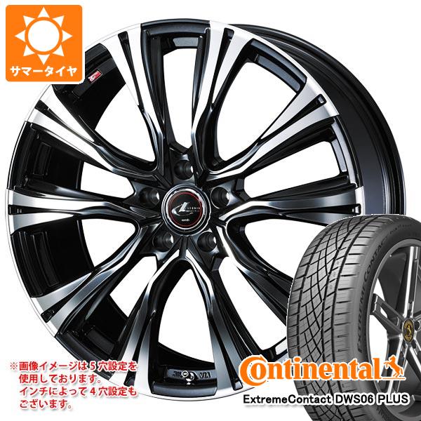 【タイヤ交換対象】サマータイヤ 245/40R19 98Y XL コンチネンタル エクストリームコンタクト DWS06 プラス レオニス VR 8.0-19 タイヤホイール4本セット