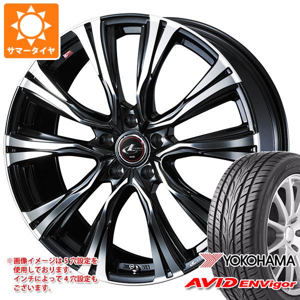 【タイヤ交換対象】サマータイヤ 245/45R19 98W ヨコハマ エービッド エンビガー S321 レオニス VR 8.0-19 タイヤホイール4本セット|タイヤマックス