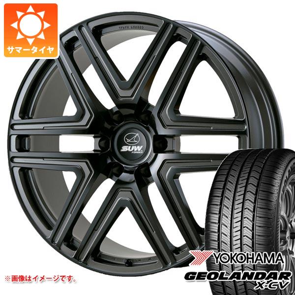 【タイヤ交換対象】ランドクルーザー プラド 150系用 サマータイヤ ヨコハマ ジオランダー X-CV G057 265/40R22 106W XL クライメイト ルクソール6 9.5-22 タイヤホイール4本セット｜タイヤマックス