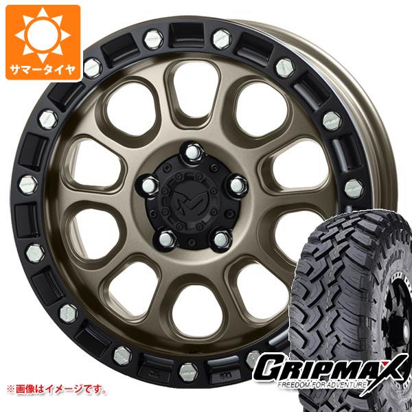 【タイヤ交換対象】トヨタ RAV4 50系用 サマータイヤ グリップマックス マッドレイジ M/T LT235/70R16 106Q ホワイトレター MKW M204 7.0-16 タイヤホイール4本セット