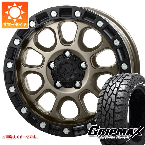 【タイヤ交換対象】サマータイヤ 215/70R16 100/97R グリップマックス マッドレイジ R/T MAX ホワイトレター MKW M204 7.0-16 タイヤホイール4本セット|タイヤマックス