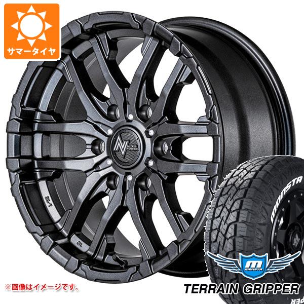 【タイヤ交換対象】トヨタ FJクルーザー 10系用 サマータイヤ モンスタ テレーングリッパー LT285/70R17 121/118R ホワイトレター ナイトロパワー M26 クロスファング 8.0-17 タイヤホイール4本セット