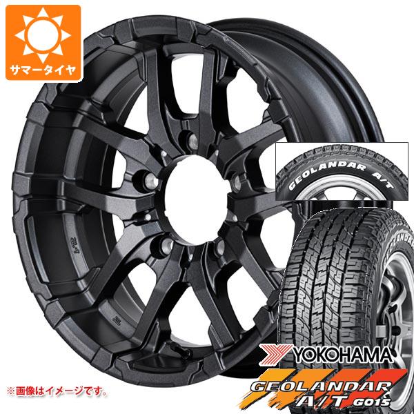 【タイヤ交換対象】5本セット ジムニーシエラ JB74W用 2026年製 サマータイヤ ヨコハマ ジオランダー A/T G015 185/85R16 105/103N LT ホワイトレター ナイトロパワー M26 クロスファング 6.0-16 タイヤホイール5本セット|タイヤマックス