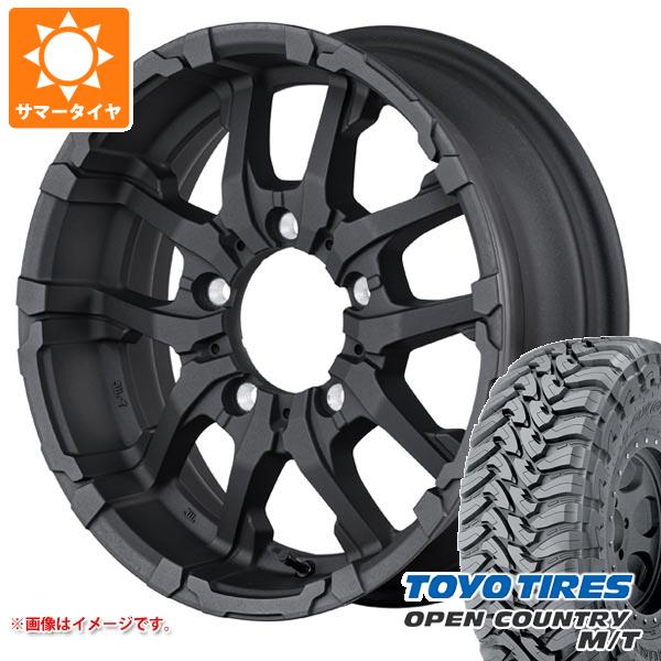 【タイヤ交換対象】ジムニー JB64W用 サマータイヤ トーヨー オープンカントリー M/T LT225/75R16 103/100Q ホワイトレター ナイトロパワー M26 クロスファング 5.5-16 タイヤホイール4本セット|タイヤマックス