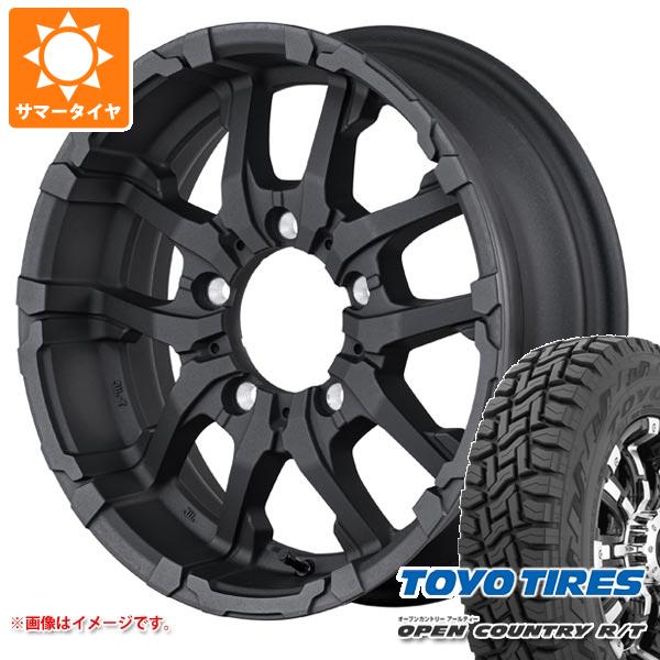 【タイヤ交換対象】ジムニー JB64W用 2026年製 サマータイヤ トーヨー オープンカントリー R/T 215/70R16 100Q ブラックレター ナイトロパワー M26 クロスファング 5.5-16 タイヤホイール4本セット｜タイヤマックス