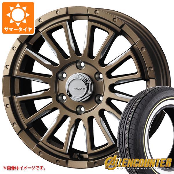 【タイヤ交換対象】ハイエース 200系用 サマータイヤ オーレンカウンター クラシックオーバル 215/65R16C 109/107T ホワイト/イエローリボン マッコイズ RV5 6.5-16 タイヤホイール4本セット