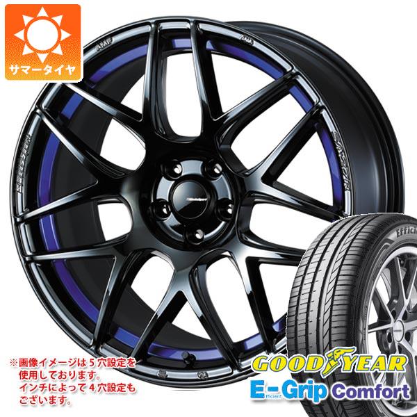 【タイヤ交換対象】サマータイヤ 215/40R18 89W XL グッドイヤー エフィシエントグリップコンフォート ウェッズスポーツ SA-27R 7.5-18 タイヤホイール4本セット 127,500円
