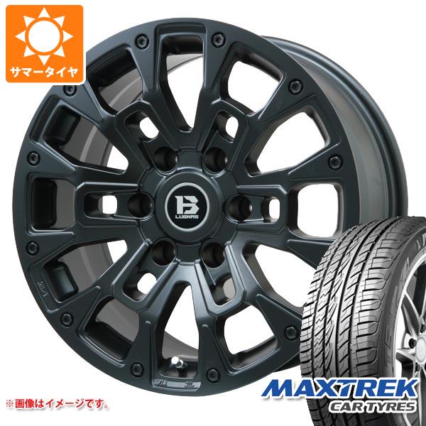 【タイヤ交換対象】サマータイヤ 275/55R20 117V XL マックストレック フォルティス T5 Bラグナス BRD 8.5-20 タイヤホイール4本セット
