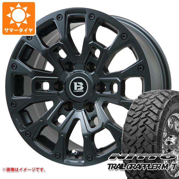【タイヤ交換対象】サマータイヤ 265/70R17 121/118Q ニットー トレイルグラップラー M/T Bラグナス BRD 8.0-17 タイヤホイール4本セット