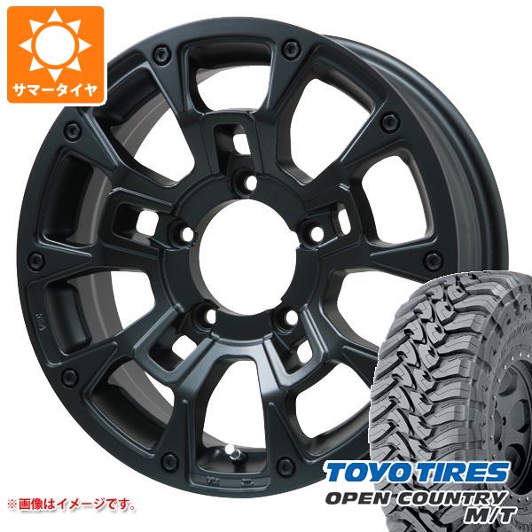 【タイヤ交換対象】5本セット ジムニーシエラ JB74W用 サマータイヤ トーヨー オープンカントリー M/T LT225/75R16 103/100Q ホワイトレター Bラグナス BRD 5.5-16 タイヤホイール5本セット|タイヤマックス