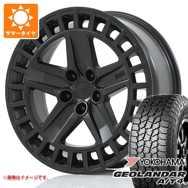 ランドローバー ディフェンダー L663用 サマータイヤ ヨコハマ ジオランダー A/T4 G018 275/55R20 117H XL ブラックレター ブラックライノ オールストン タイヤホイール4本セット｜タイヤマックス 198,050円