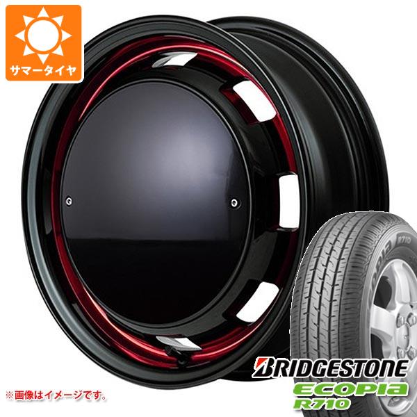 【タイヤ交換対象】ハイゼットトラック S500系用 サマータイヤ ブリヂストン エコピア R710 165/80R14 97/95N (165R14 8PR相当) ガルシア シスコ ポップ 4.5-14 タイヤホイール4本セット 84,260円