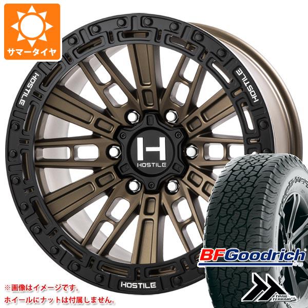 【タイヤ交換対象】ハイラックス 120系用 サマータイヤ BFグッドリッチ トレールテレーンT/A 265/65R17 112T アウトラインホワイトレター HOSTILE H129 モハベ 9.0-17 タイヤホイール4本セット｜タイヤマックス