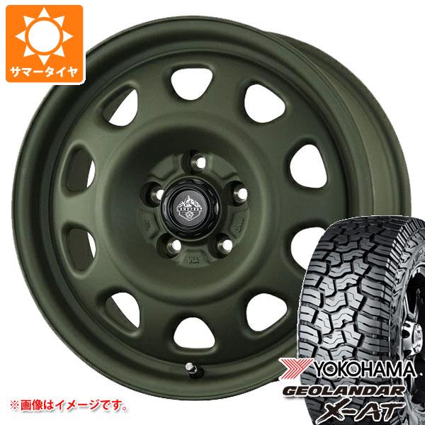 【タイヤ交換対象】RAV4 50系用 サマータイヤ ヨコハマ ジオランダー X-AT G016 LT245/70R16 118/115Q ブラックレター ランドフット SWZ 7.0-16 タイヤホイール4本セット 98,175円
