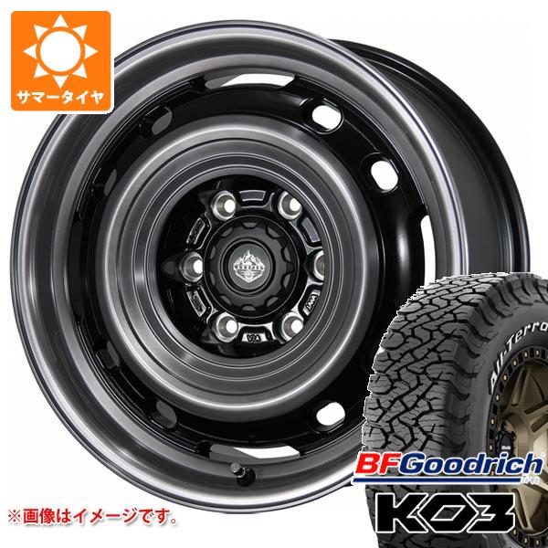 【タイヤ交換対象】ランドクルーザー プラド 150系用 サマータイヤ BFグッドリッチ オールテレーンT/A KO3 LT265/70R17 118/115S ホワイトレター ランドフット XFG 8.0-17 タイヤホイール4本セット