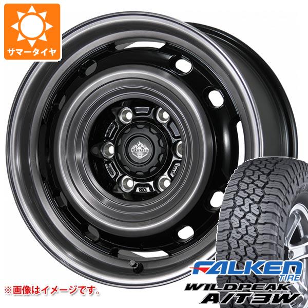 【タイヤ交換対象】FJクルーザー 10系用 サマータイヤ ファルケン ワイルドピーク A/T3W LT285/70R17 116Q ランドフット XFG 8.0-17 タイヤホイール4本セット|タイヤマックス