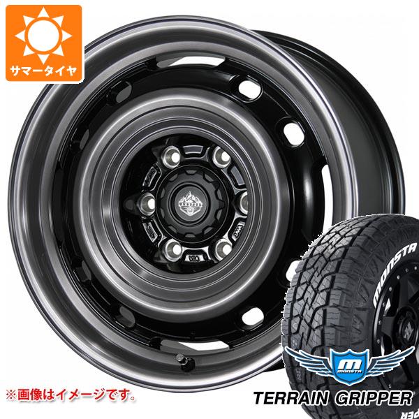 【タイヤ交換対象】5本セット FJクルーザー 10系用 サマータイヤ モンスタ テレーングリッパー LT285/70R17 121/118R ホワイトレター ランドフット XFG 8.0-17 タイヤホイール5本セット｜タイヤマックス