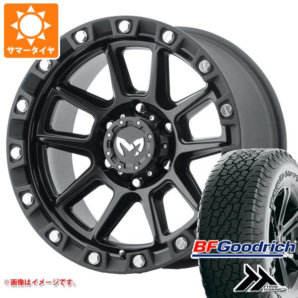 【タイヤ交換対象】トヨタ ハイラックス 120系用 サマータイヤ BFグッドリッチ トレールテレーンT/A 265/60R18 110T アウトラインホワイトレター MKW M205 8.0-18 タイヤホイール4本セット