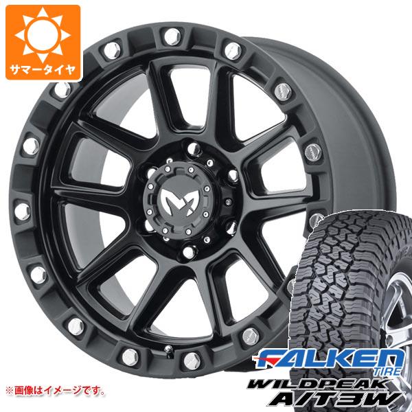 【タイヤ交換対象】5本セット トヨタ FJクルーザー 10系用 サマータイヤ ファルケン ワイルドピーク A/T3W LT265/70R17 121/118R MKW M205 8.5-17 タイヤホイール5本セット｜タイヤマックス