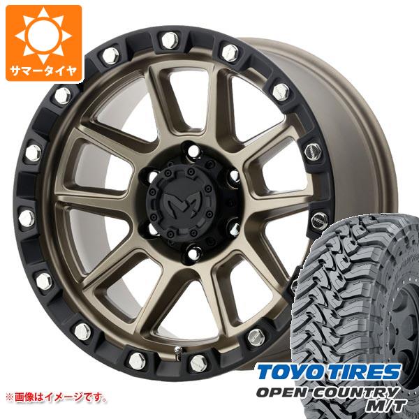 【タイヤ交換対象】5本セット トヨタ FJクルーザー 10系用 サマータイヤ トーヨー オープンカントリー M/T LT285/70R17 116/113P ブラックレター M/T-Rパターン MKW M205 8.5-17 タイヤホイール5本セット