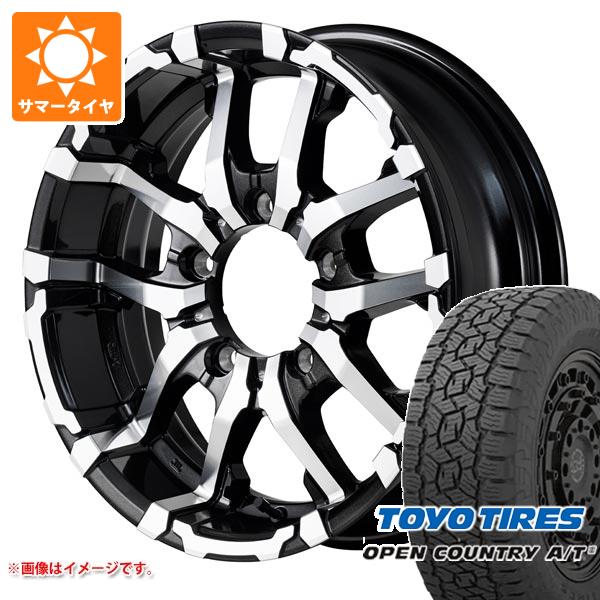 【タイヤ交換対象】5本セット ジムニーシエラ JB74W用 サマータイヤ トーヨー オープンカントリー A/T3 215/70R16 100T ブラックレター ナイトロパワー M26 クロスファング 6.0-16 タイヤホイール5本セット|タイヤマックス