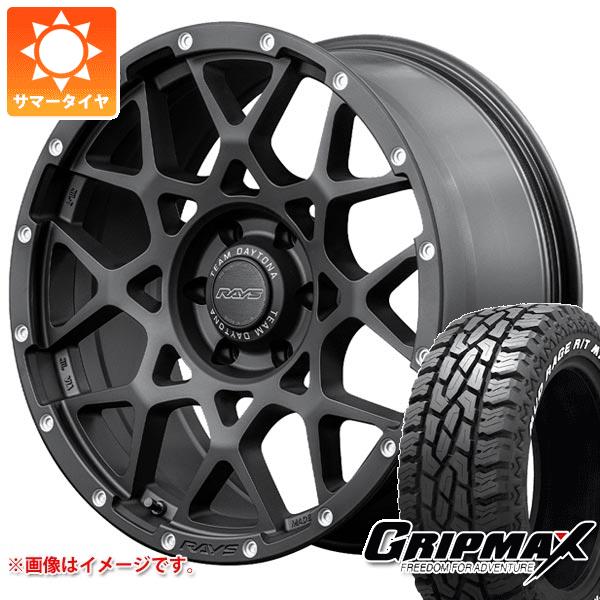 【タイヤ交換対象】ハイエース 200系用 サマータイヤ グリップマックス マッドレイジ R/T MAX LT215/70R16 100/97R ホワイトレター レイズ デイトナ M8 6.5-16 タイヤホイール4本セット