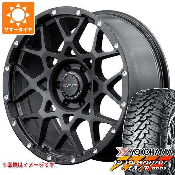 【タイヤ交換対象】ハイエース 200系用 2026年製 サマータイヤ ヨコハマ ジオランダー M/T G003 LT215/70R16 100/ 97Q レイズ デイトナ M8 6.5-16 タイヤホイール4本セット
