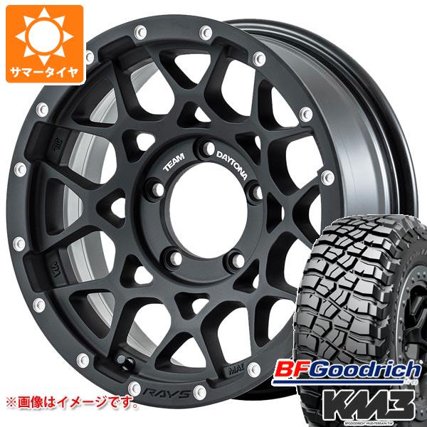【タイヤ交換対象】5本セット スズキ ジムニーノマド JC74W用 サマータイヤ BFグッドリッチ マッドテレーンT/A KM3 LT225/75R16 115/112Q レイズ デイトナ M8 6.0-16 タイヤホイール5本セット
