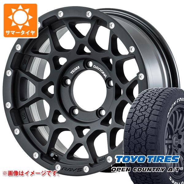 【タイヤ交換対象】ジムニーシエラ JB74W用 2026年製 サマータイヤ トーヨー オープンカントリー A/T3 215/70R16 100T ホワイトレター レイズ デイトナ M8 6.0-16 タイヤホイール4本セット｜タイヤマックス