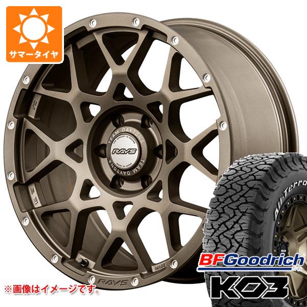 【タイヤ交換対象】ハイエース 200系用 2026年製 サマータイヤ BFグッドリッチ オールテレーンT/A KO3 LT215/70R16 100/97S ホワイトレター レイズ デイトナ M8 6.5-16 タイヤホイール4本セット|タイヤマックス