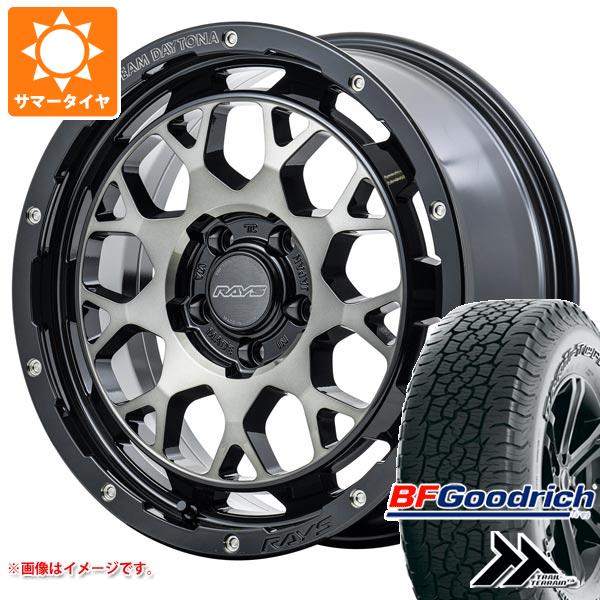 【タイヤ交換対象】サマータイヤ 225/55R18 102H XL BFグッドリッチ トレールテレーンT/A ブラックレター レイズ デイトナ M9+ 7.5-18 タイヤホイール4本セット
